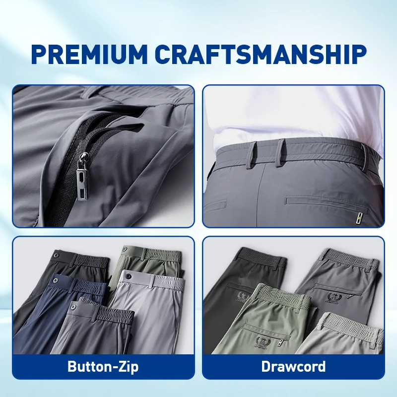 Atmungsaktive und bequeme Herren-Stretch-Freizeithose