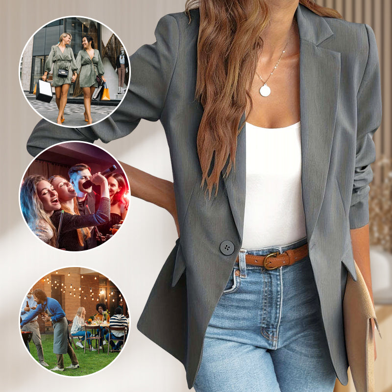 🌞Frühlingserwachen: 50% Rabatt!💎Damen-Blazer "Soft Comfort" – Elegant, Knitterfrei & Dein Allrounder fürs Büro