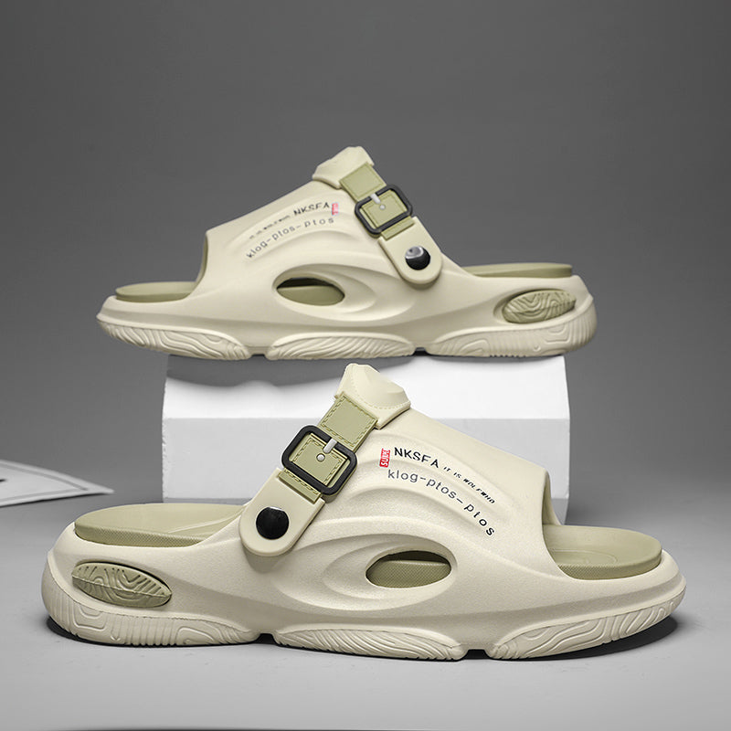 🚀2025 neue rutschfeste Herrenpantoffeln für Outdoor und Sport mit doppeltem Verwendungszweck