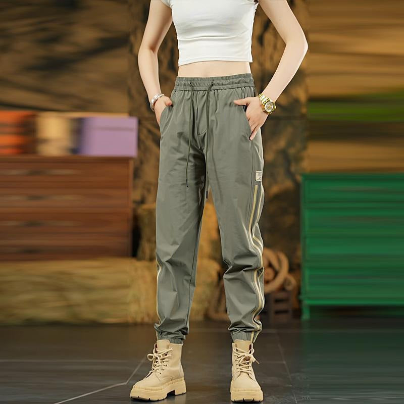 Stilvolle, lässige, atmungsaktive Hose aus Eisseide