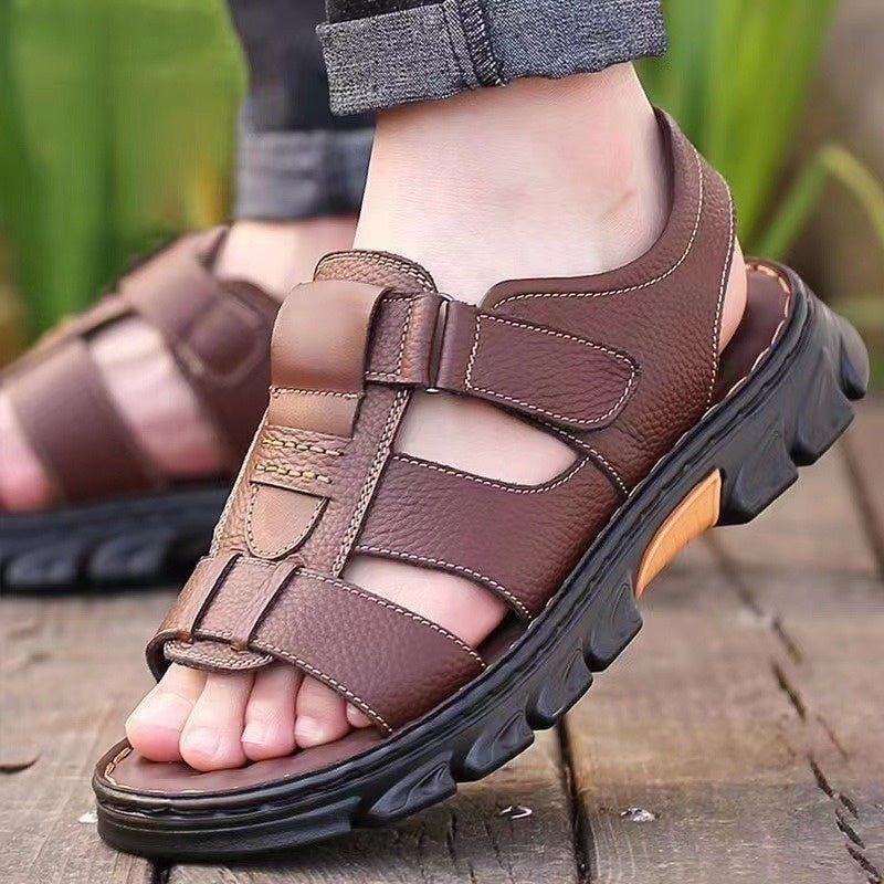 Atmungsaktive Sommersandalen für Herren mit verstellbarem Riemen