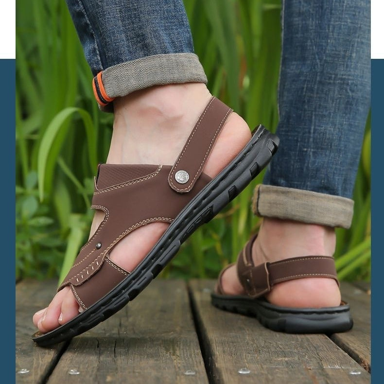 Atmungsaktive Sommersandalen für Herren mit verstellbarem Riemen