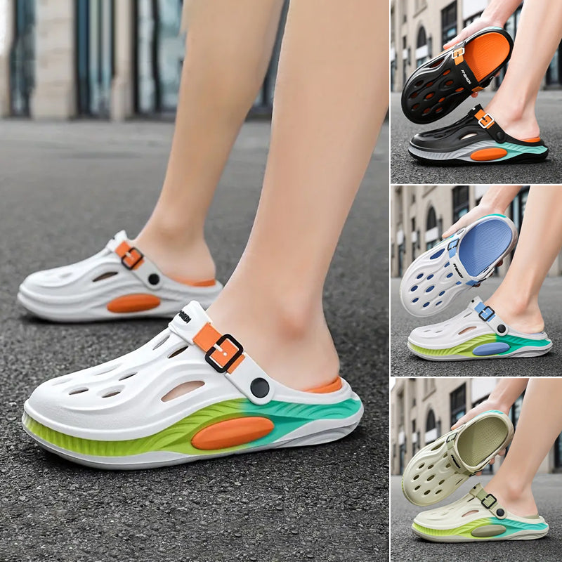 🔥Damen/Herren Sommer Sandalen mit dicken Sohlen, rutschfest