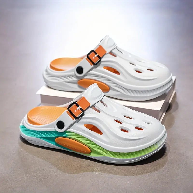 🔥Damen/Herren Sommer Sandalen mit dicken Sohlen, rutschfest