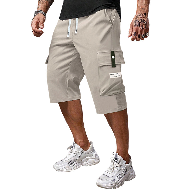 🌞Frühlingserwachen: 50% Rabatt!🚀 Herren Lässige 3/4-Cargo-Hose mit Kordelzug – Praktisch, atmungsaktiv & stylisch für warme Tage