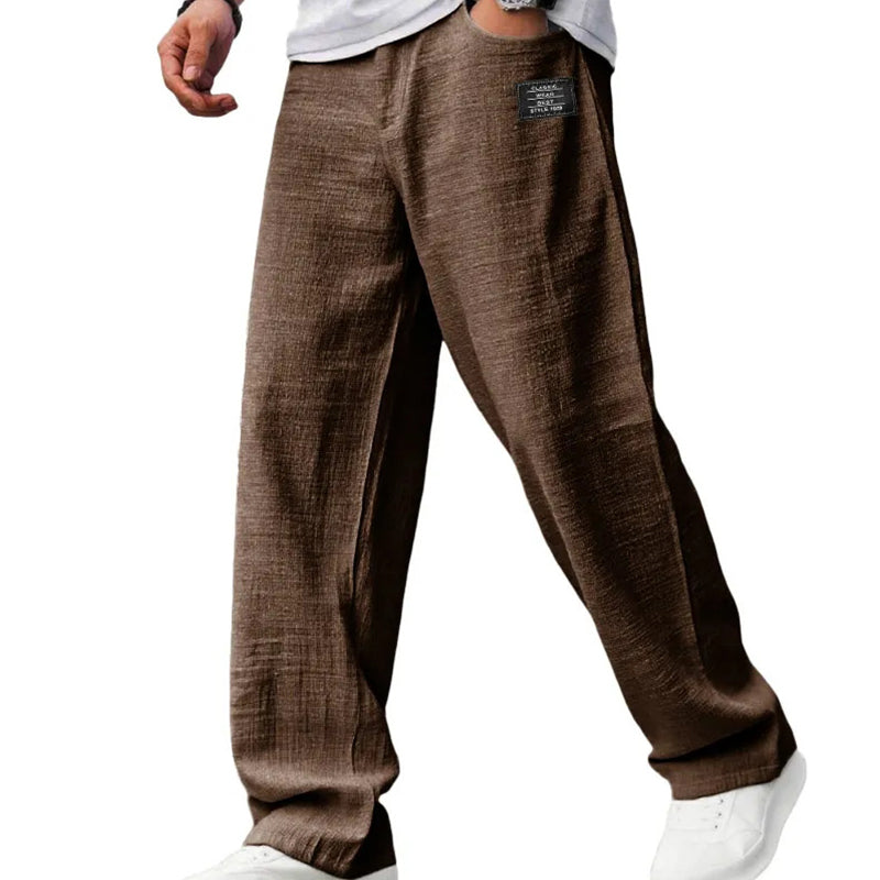 🌞Frühlingserwachen: 50% Rabatt!☁️Sommer-Essential: Atmungsaktive Baumwoll-Leinen-Hose für Herren – Maximaler Komfort & Stil