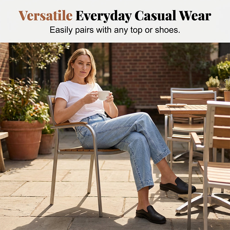 Stretch Comfort Curved Denim Pants